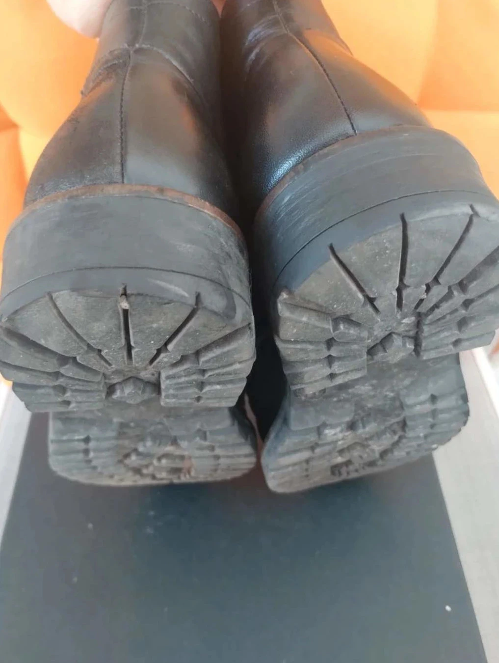 Botins pretos com cadarço, couro, André P37 – photo 8